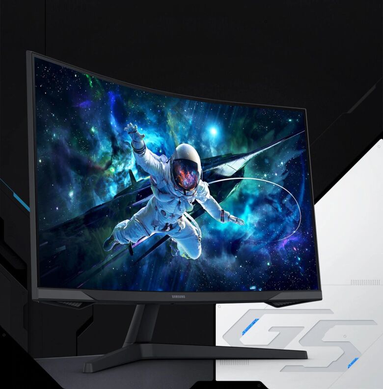 Samsung S27CG554EU Gaming Monitor - Curved, WQHD, 165Hz, 1ms_1