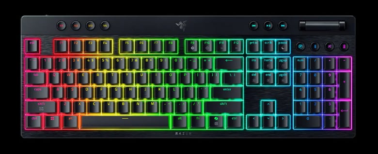 Razer Blackwidow V4 Low Profile Orange Switches_11