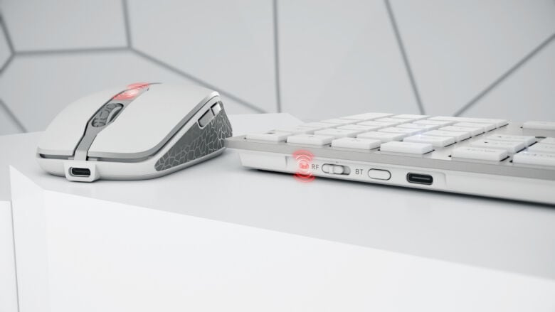 CHERRY DW 9100 slim, kabelloses Tastatur und Maus-Set,_4