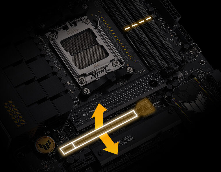 ASUS TUF GAMING B650M-PLUS Mainboard Sockel AM5_7
