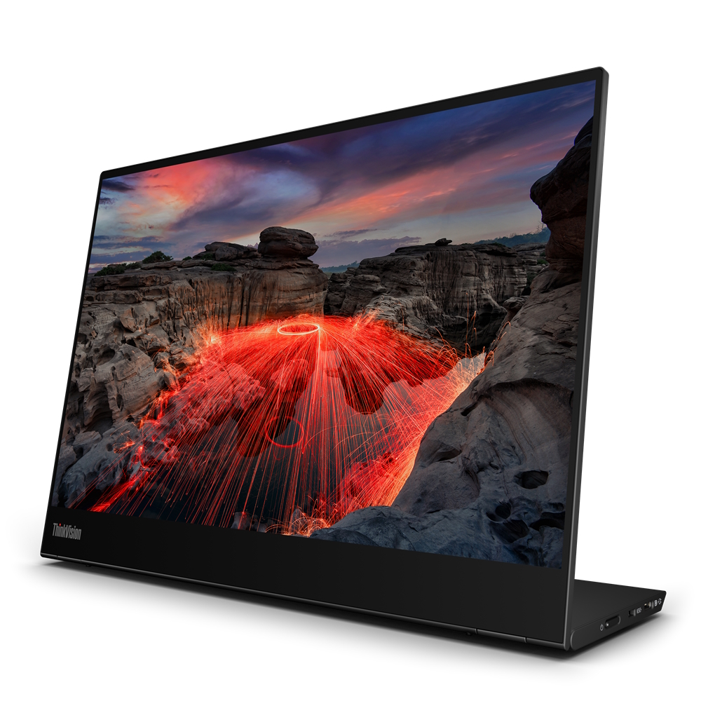 Bild von Lenovo ThinkVision M14T Mobiler Monitor - IPS-Panel, Touchscreen