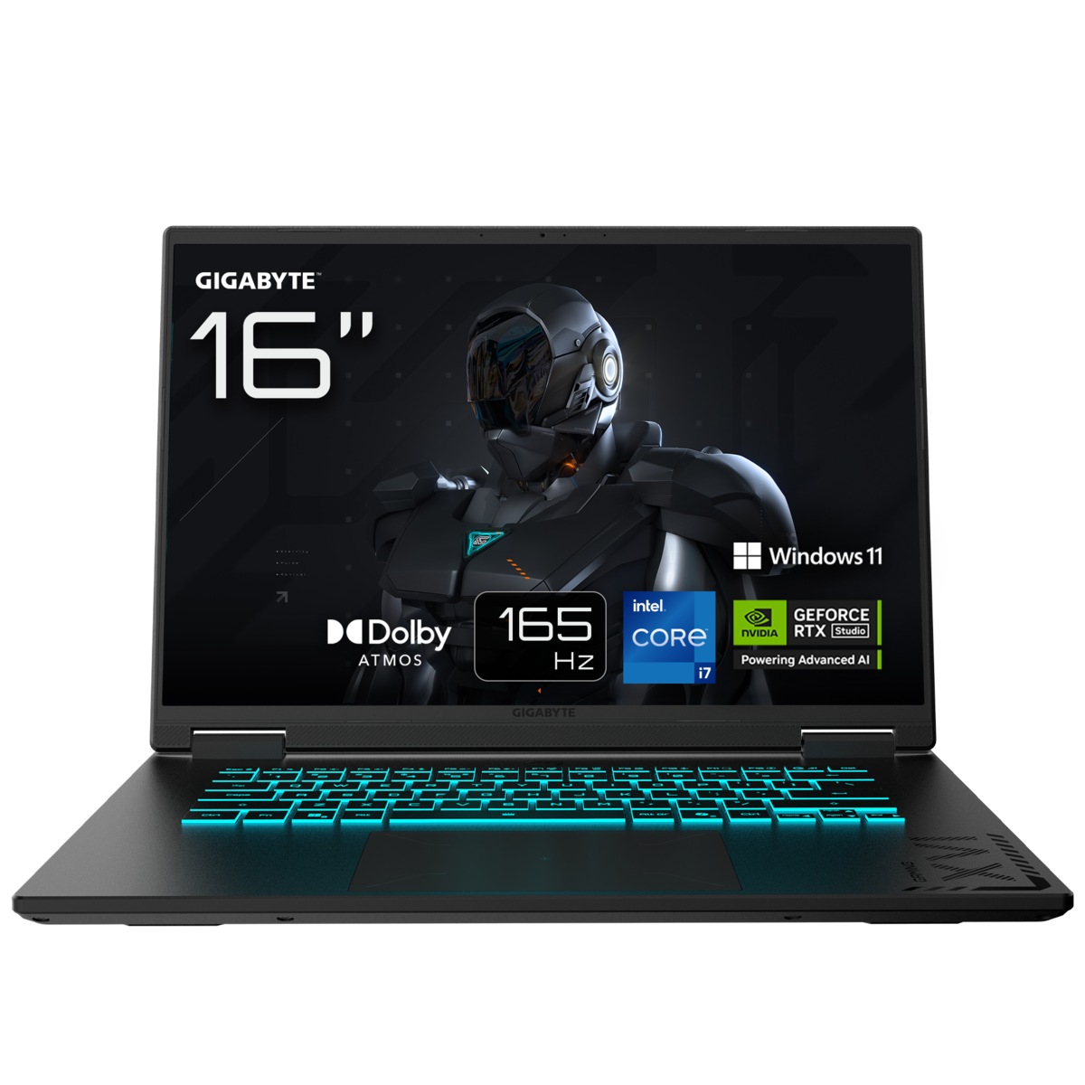 Bild von GIGABYTE GAMING A16 CWHI3DEC94SH - 16" QHD+ 165 Hz Display, Intel Core i7-13620H, 16GB RAM, 1TB SSD, NVIDIA GeForce RTX 5070, Windows 11 Home