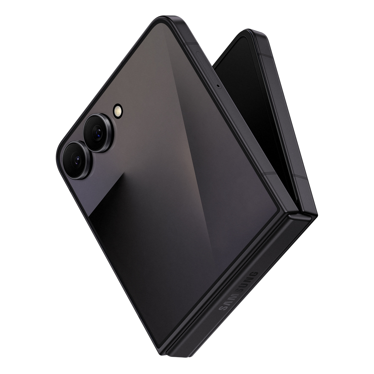 Bild von Samsung Galaxy Z Flip7 256GB Jetblack 17,41cm (6,9") OLED Display, Android 16, Dual-Kamera, Faltbar