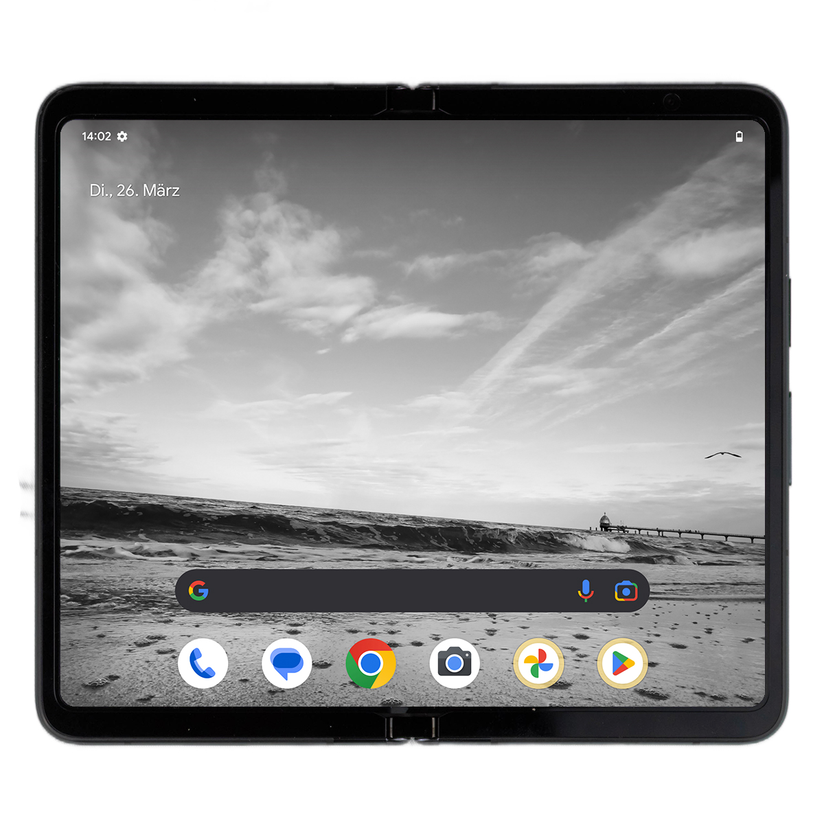 Bild von Google Pixel Fold 256GB Obsidian 19,3cm (7,6") OLED Display, Android 13, Triple-Kamera, Faltbar