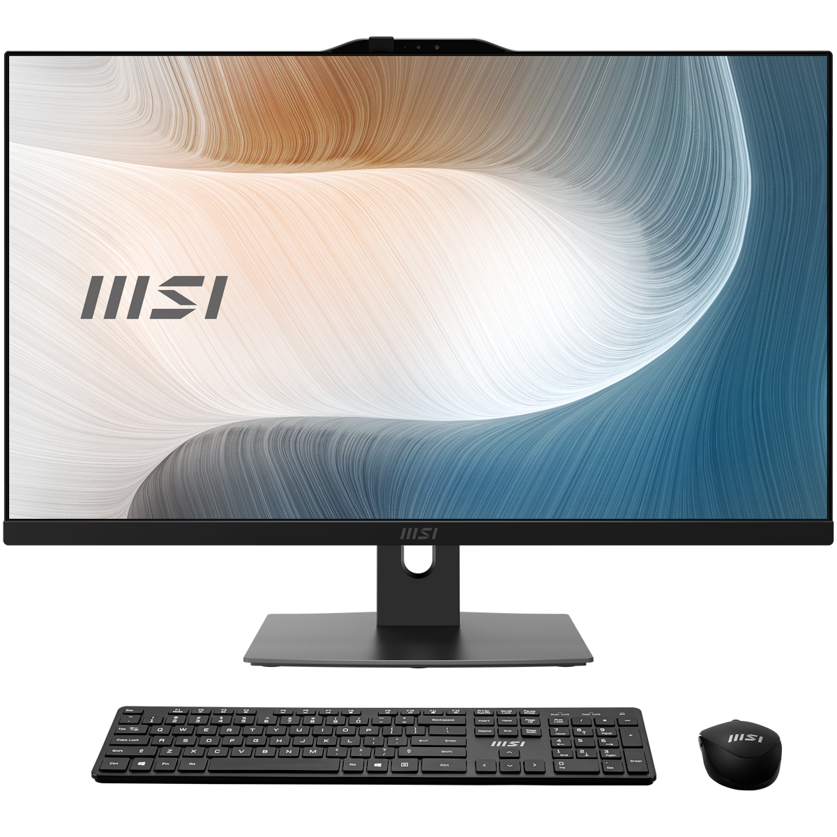 Bild von MSI Modern AM272P 12M-1061DE All-in-One schwarz 27" (68,6cm) FHD Display, Intel Core i5-1235U, 32GB RAM, 1TB M.2 SSD, Intel Grafik, Wi-Fi 6E, Bluetoot