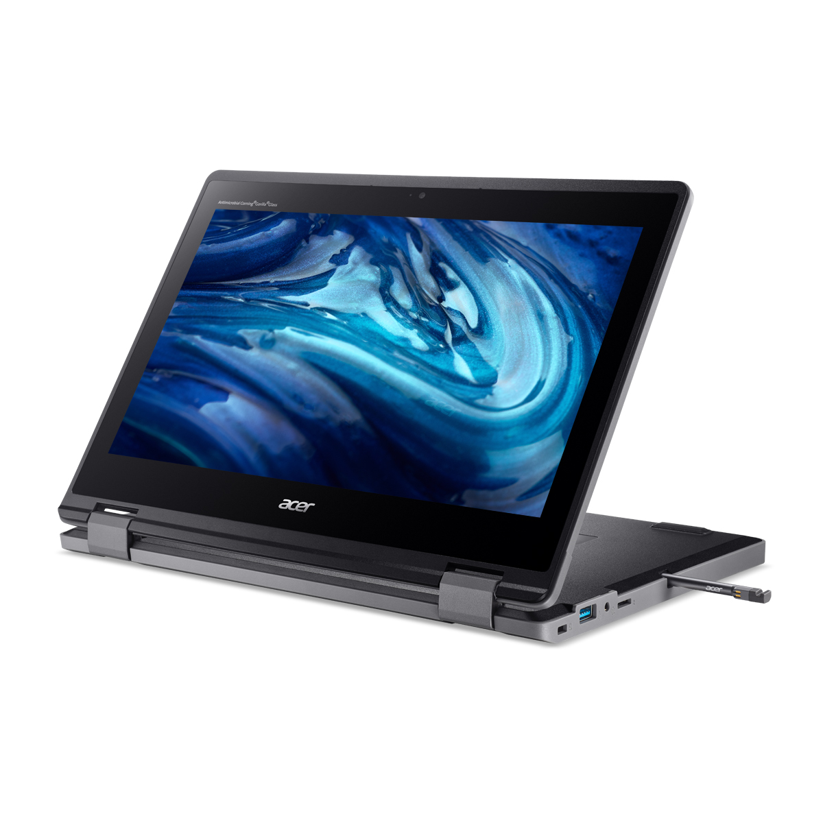 Bild von Acer TravelMate Spin B3 (TMB311RN-33-TCO-P6XV) 11,6" FHD Touch, Intel Pentium N200, 8GB RAM, 256GB SSD, Windows 11 Pro