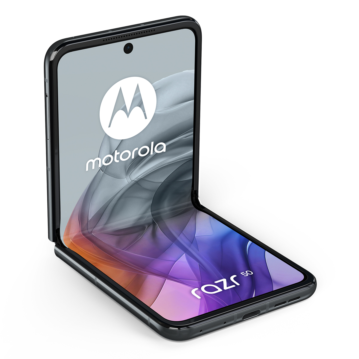 Bild von Motorola Razr 50 256GB Koala Grey 17,5cm (6,9") OLED Display, Android 14, Dual-Kamera, Faltbar