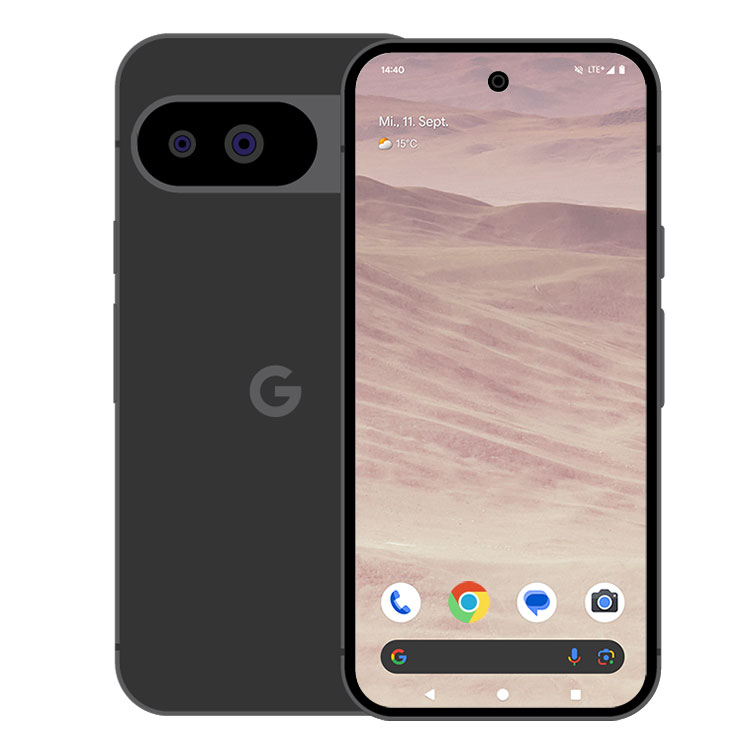 Bild von Google Pixel 9 128GB Obsidian 16cm (6,3") OLED Display, Android 14 / Pixel UI, 50MP Dual-Kamera