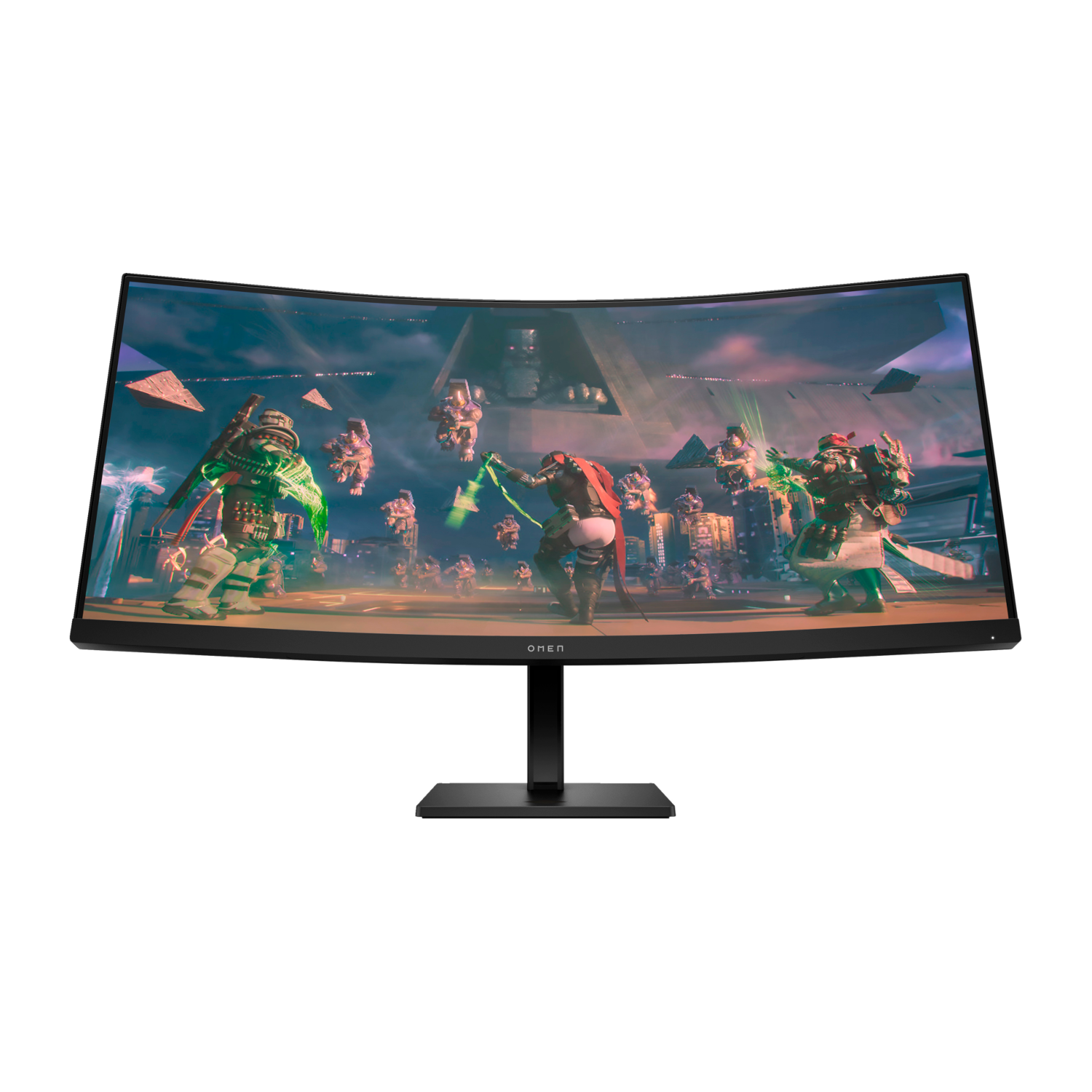 Bild von HP Omen 34c Gaming Monitor - VA, WQHD, 165Hz, Höhenverstellung