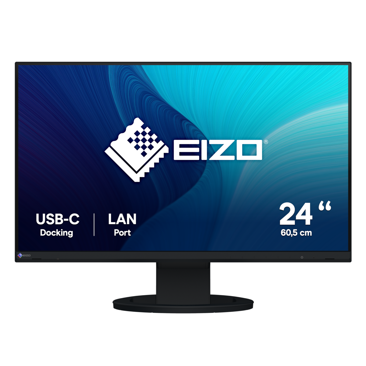 Bild von Eizo FlexScan EV2490-BK Office Monitor - 60.5 cm (23.8 Zoll), IPS, USB-C