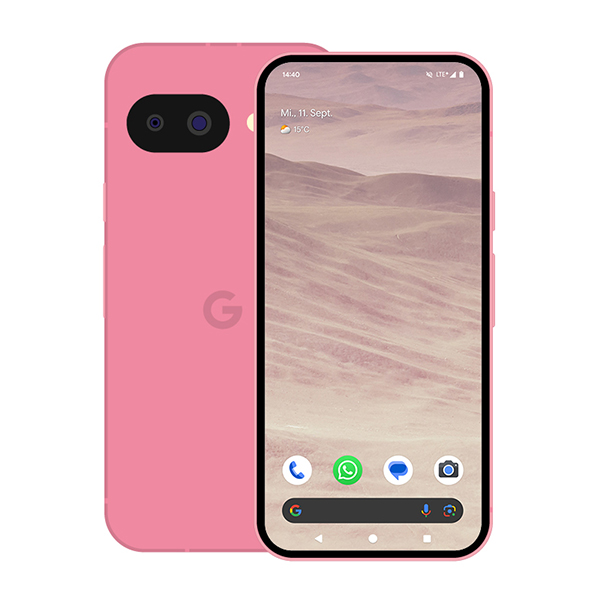 Bild von Google Pixel 9a 128GB Peony 16cm (6,3") OLED Display, Android 15 / Pixel UI, 48MP Dual-Kamera