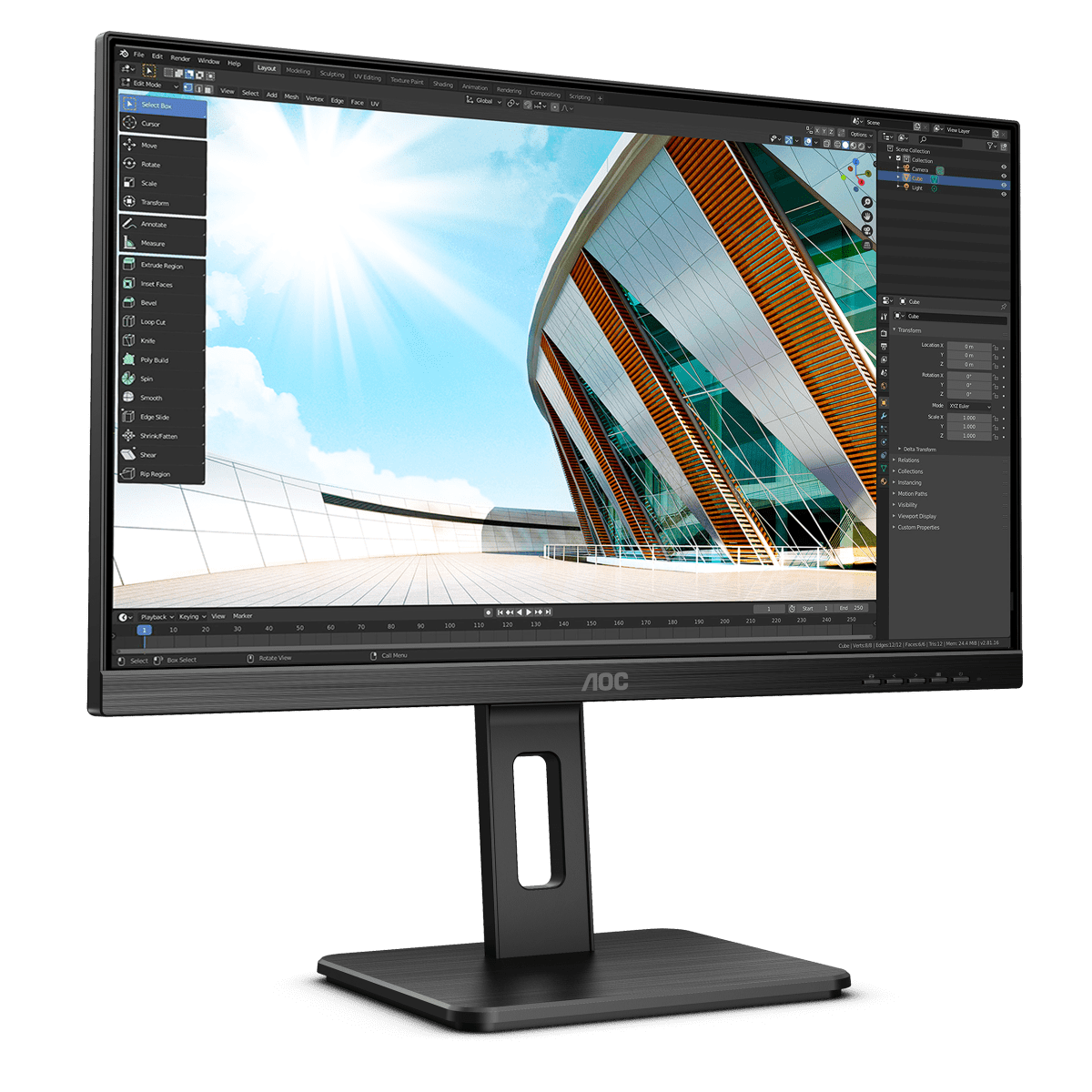 Bild von AOC U27P2CA Office Monitor - 69 cm (27