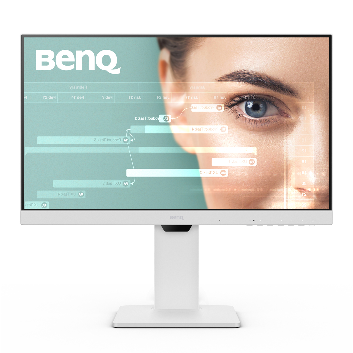 Bild von BenQ GW2486TC Monitor 60,5cm (24 Zoll) Full HD, IPS, 5ms, HDMI, DisplayPort, USB-C, USB-A
