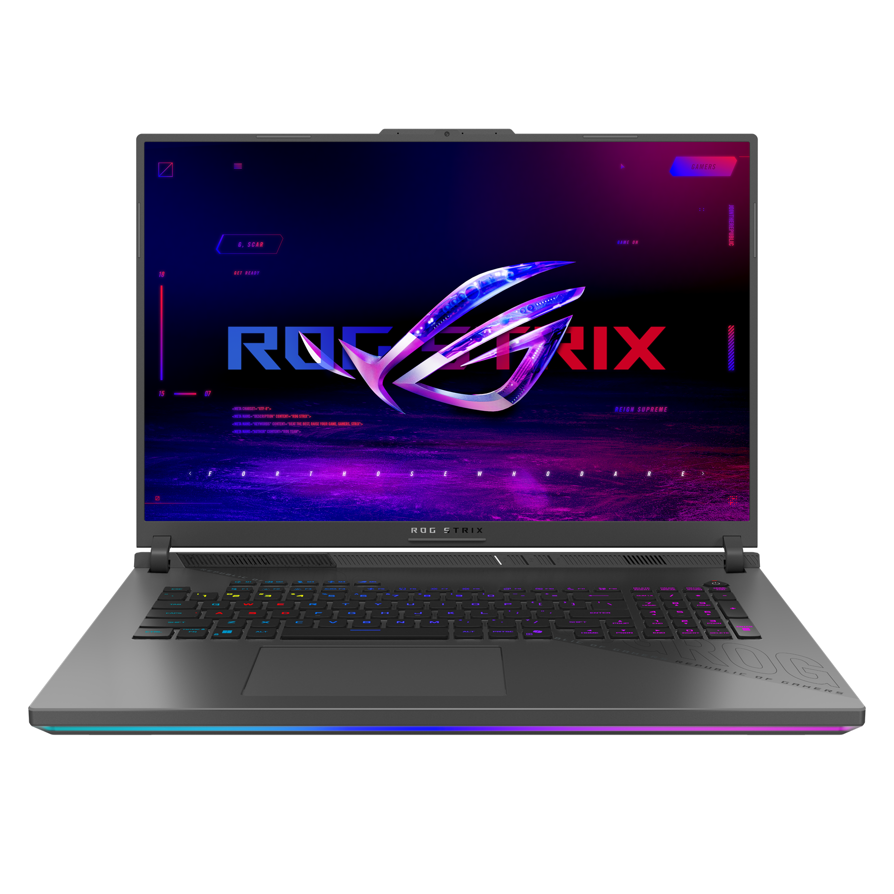 Bild von ASUS ROG Strix 18 G814PM-S8021 - 18" WUXGA IPS 144Hz, AMD Ryzen 9-8940HX, 32GB RAM, 1000GB SSD, GeForce RTX 5060, FreeDOS