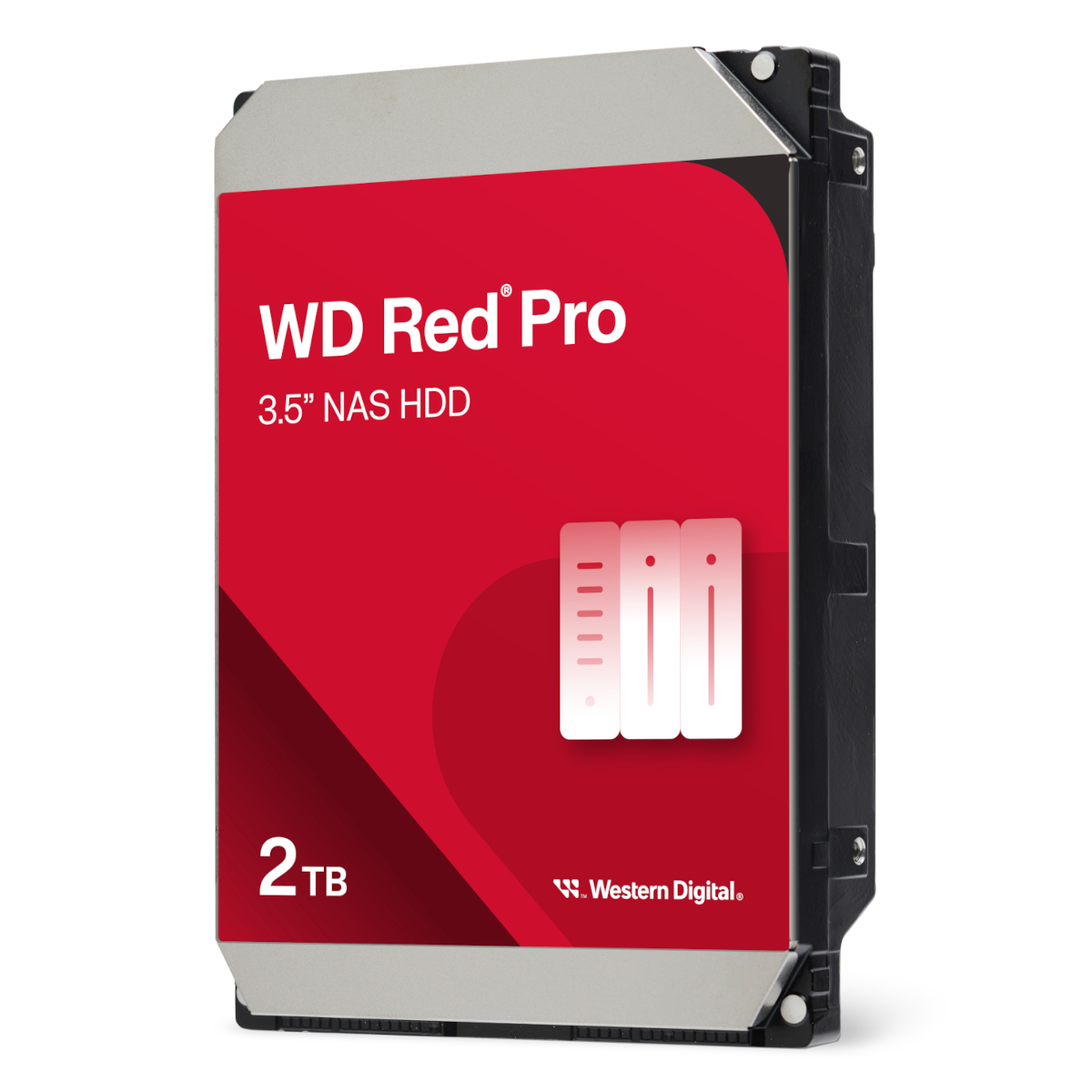 Bild von Western Digital WD Red Pro 2TB 3.5 Zoll SATA Interne CMR NAS Festplatte