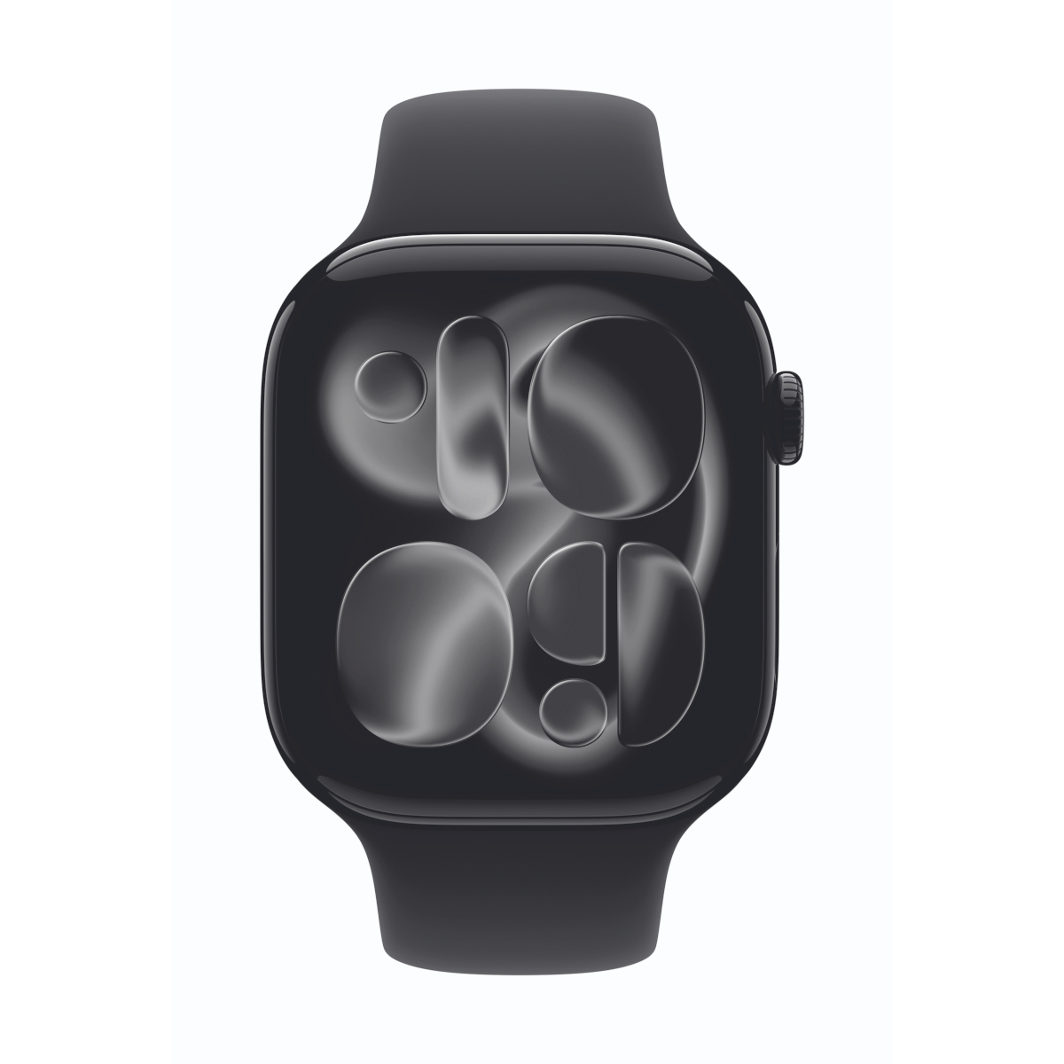 Bild von Apple Watch Series 11  46mm Diamantschwarz Aluminium Gehäuse mit Schwarz Sport Band - M/L
