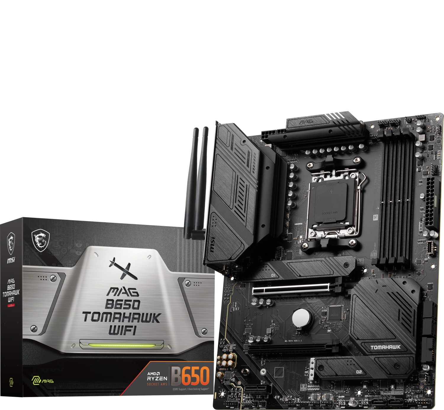 Bild von MSI MAG B650 TOMAHAWK WIFI Gaming Mainboard Sockel AM5 B-Ware
