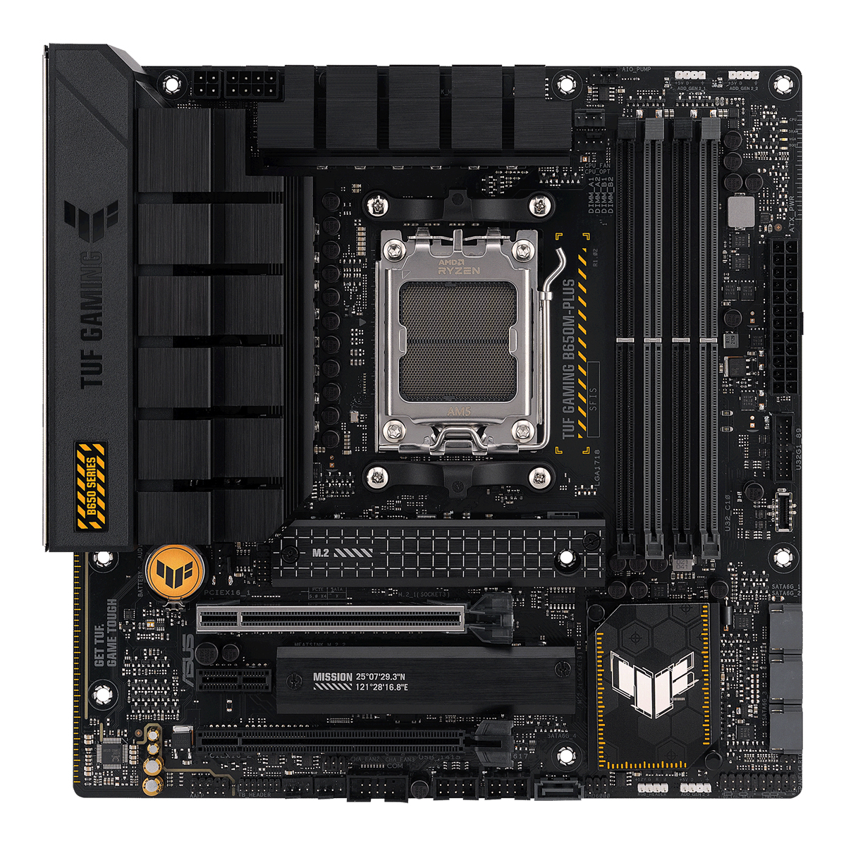 Bild von ASUS TUF GAMING B650M-PLUS Mainboard Sockel AM5