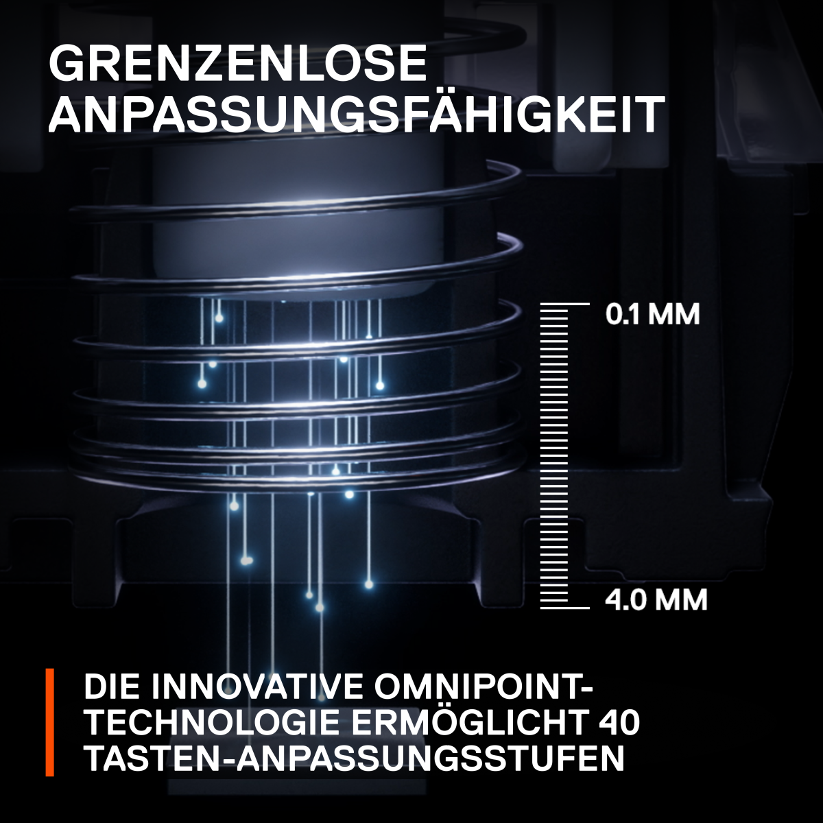 Bild von SteelSeries Apex Pro Mini Wireless Gaming-Tastatur – Die weltweit schnellste Tastatur mit 60% Formfaktor und anpassbaren Ansprechverhalten