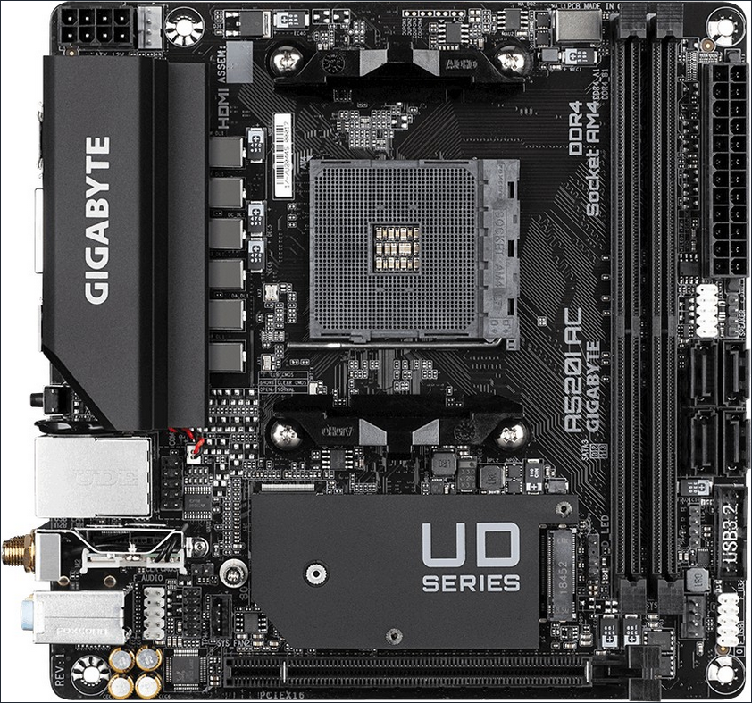 Bild von GIGABYTE A520I AC