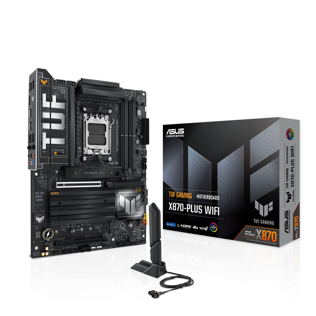 Bild von ASUS TUF GAMING X870-PLUS WIFI Mainboard Sockel AM5