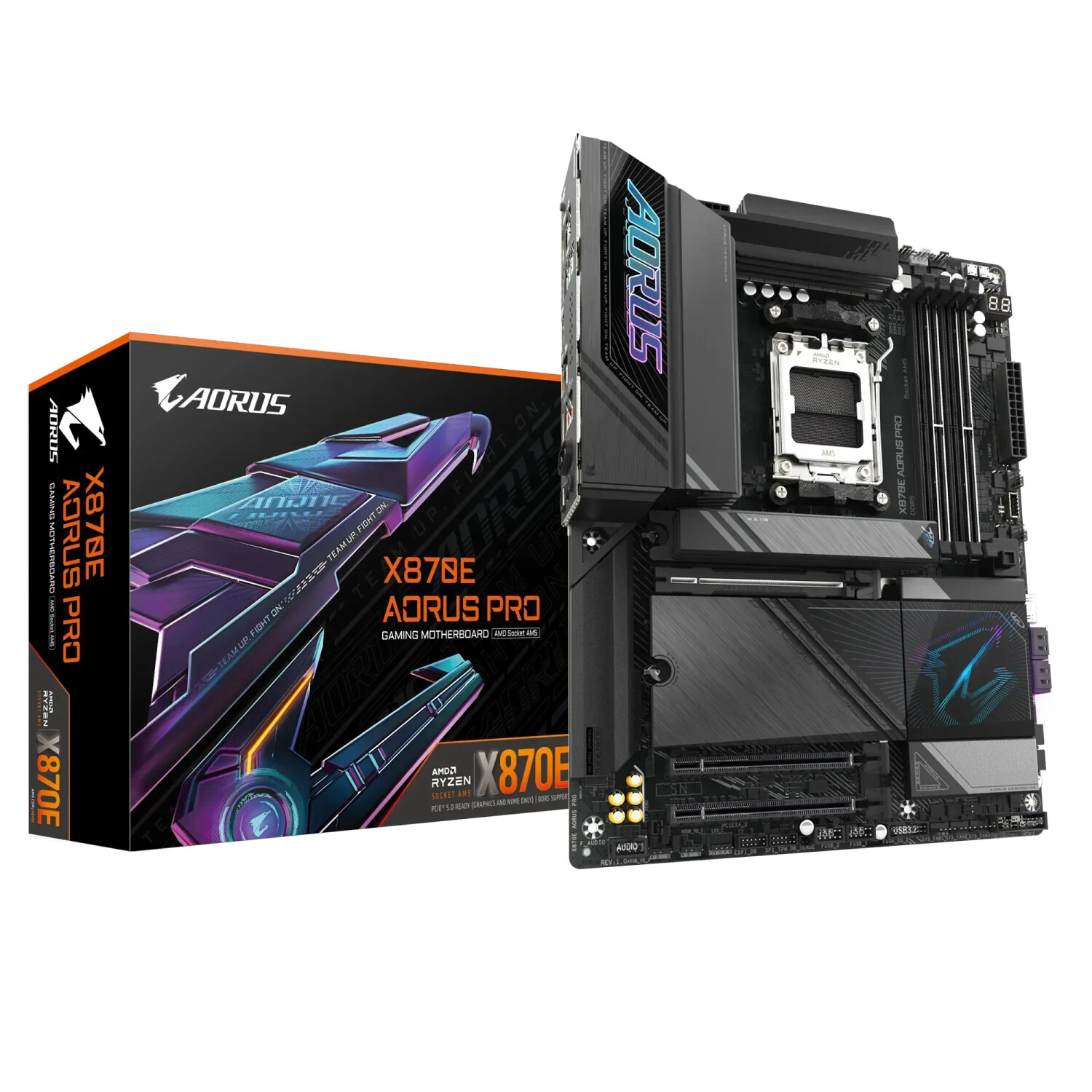 Bild von GIGABYTE X870E AORUS Pro Mainboard Sockel AM5
