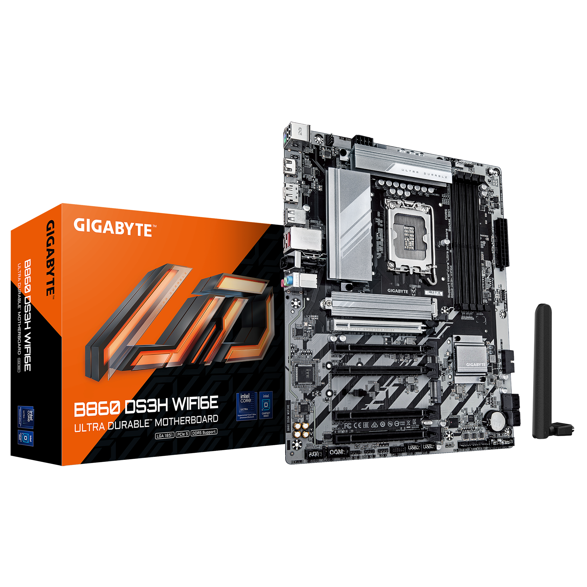 Bild von GIGABYTE B860 DS3H WIFI6E Mainboard