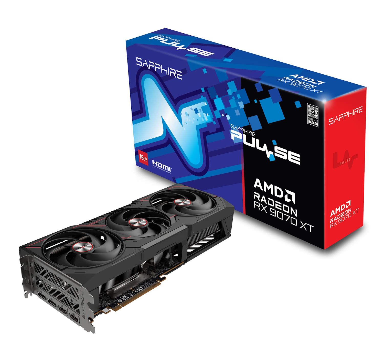 Bild von SAPPHIRE PULSE AMD RADEON RX 9070 XT GAMING Grafikkarte