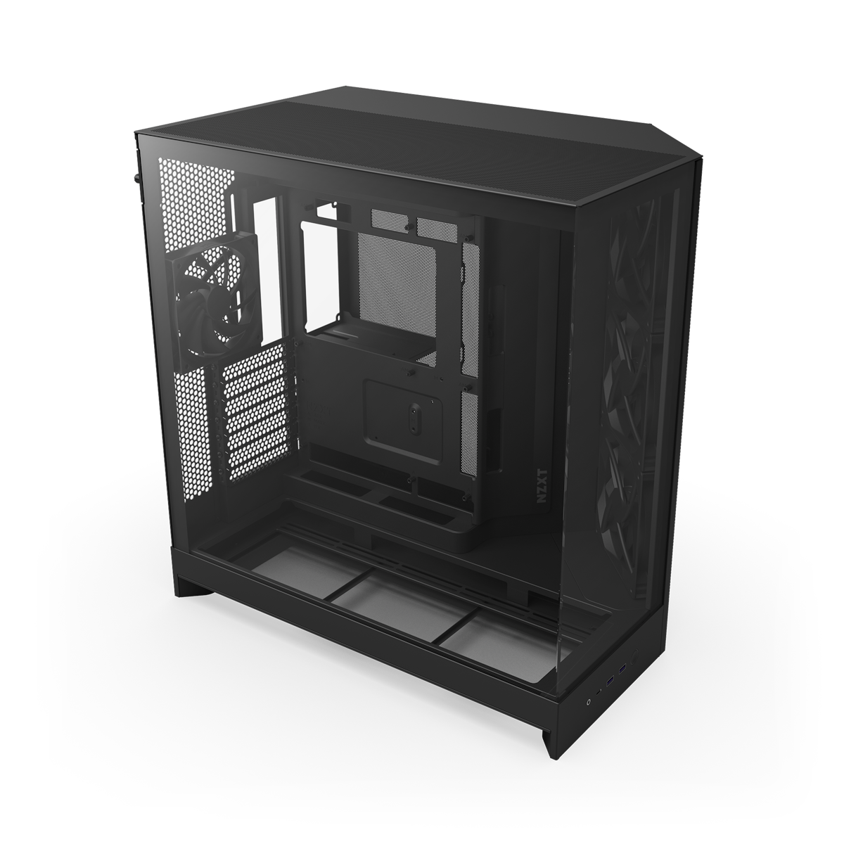 Bild von NZXT H9 FLOW (2025) schwarz | PC-Gehäuse