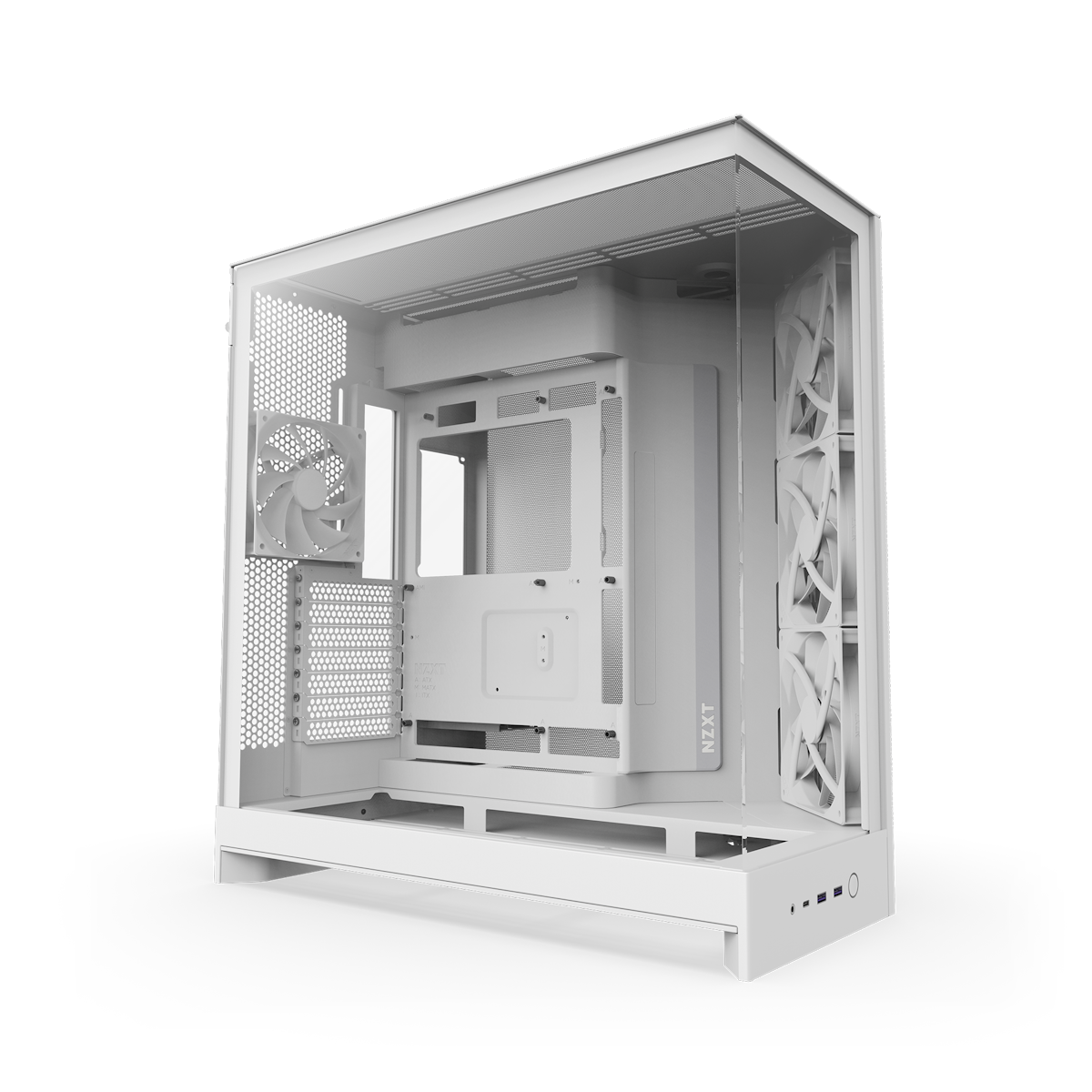 Bild von NZXT H9 FLOW (2025) weiß | PC-Gehäuse B-Ware