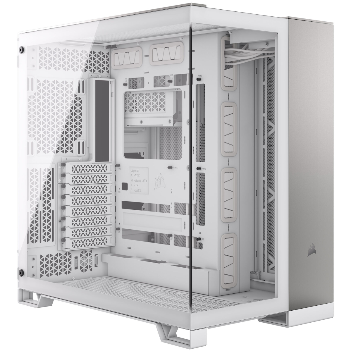 Bild von CORSAIR 6500X Aluminium weiß/grau | PC-Gehäuse