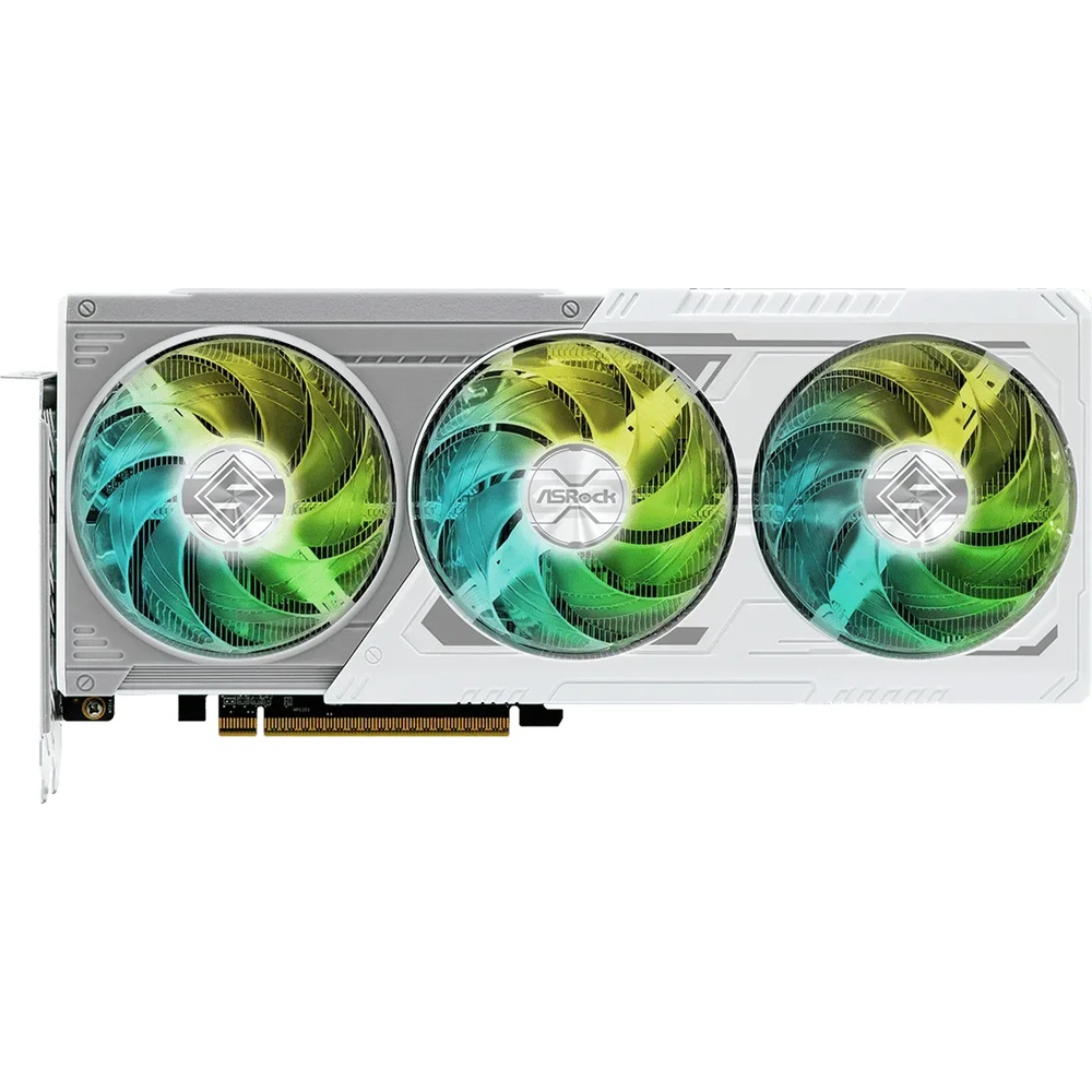 Bild von ASRock Radeon RX 9060 XT 16GB Steel Legend OC Grafikkarte - 16GB GDDR6, 2x HDMI, 2x DP