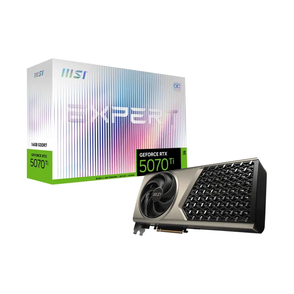 Bild von MSI GeForce RTX 5070 Ti 16G EXPERT OC - 16GB GDDR7, HDMI, 3x DP