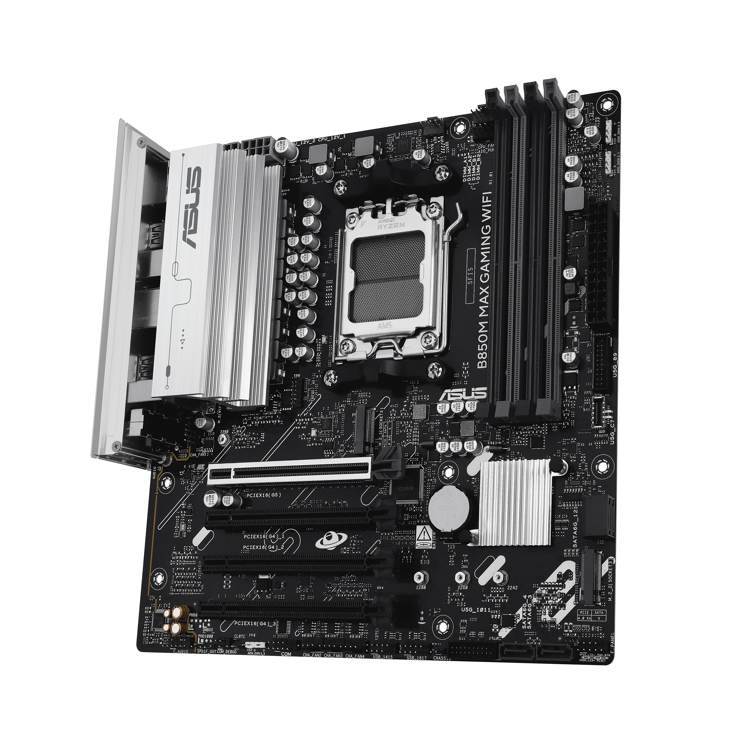 Bild von ASUS TUF GAMING B850M-E WIFI Mainboard Sockel AM5