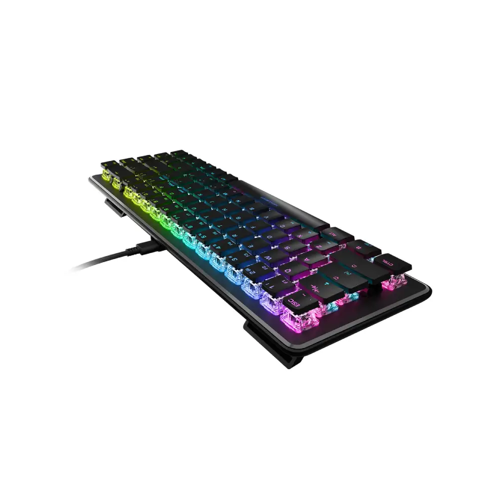 Bild von Turtlebeaach Vulcan II Mini Black Gaming Tastatur Gaming Tastatur mit linearen roten Switches, DE Layout