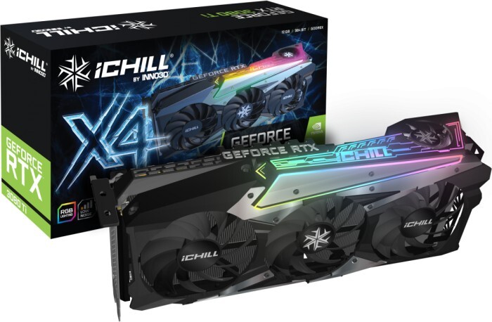 Bild von INNO3D GeForce RTX 3080 Ti iCHILL X4 Grafikkarte - 12GB GDDR6X, HDMI, 3x DP