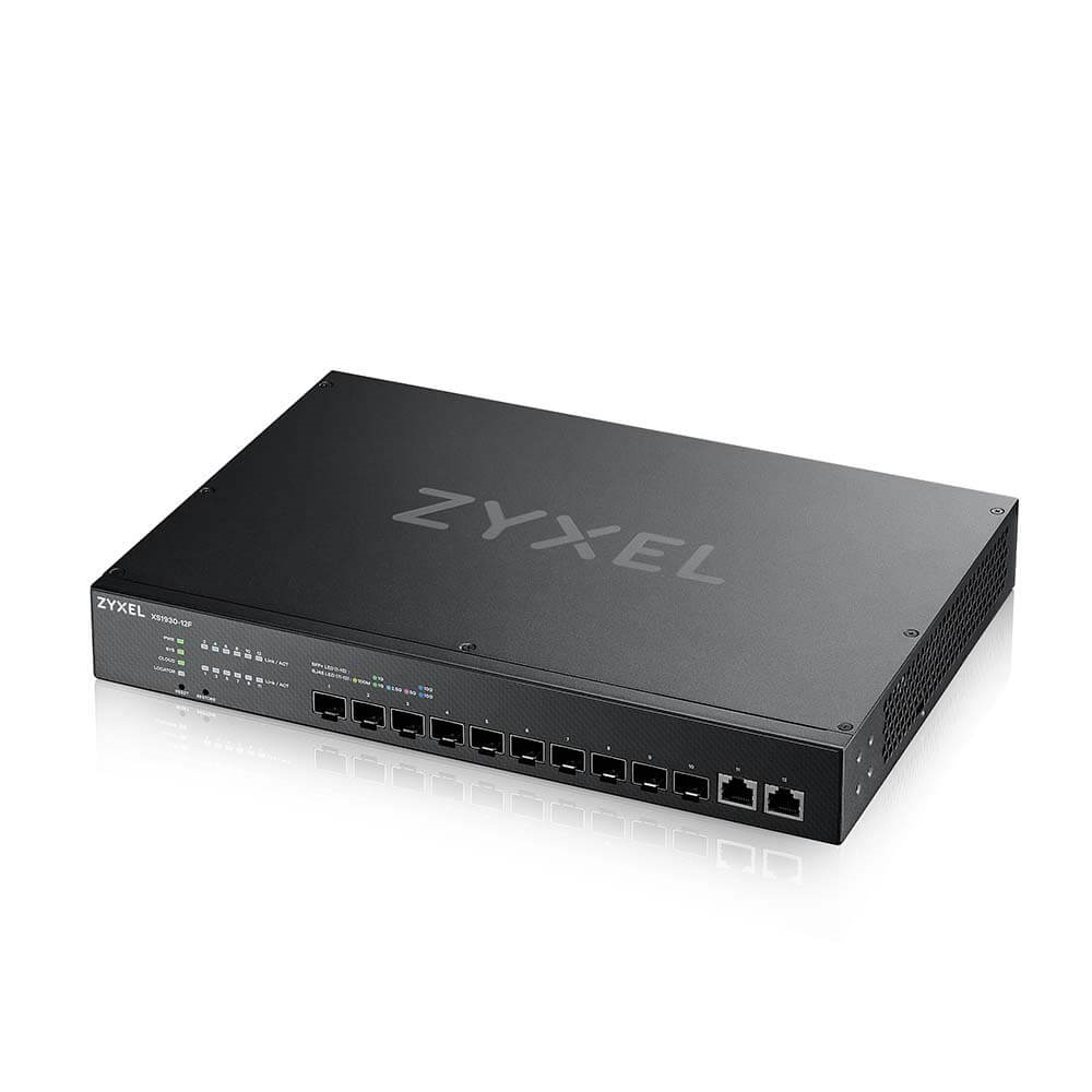Bild von Zyxel XS1930-12F Smart Managed Switch [10x 10GbE SFP+, 2x 10 Gbit/s Ethernet]