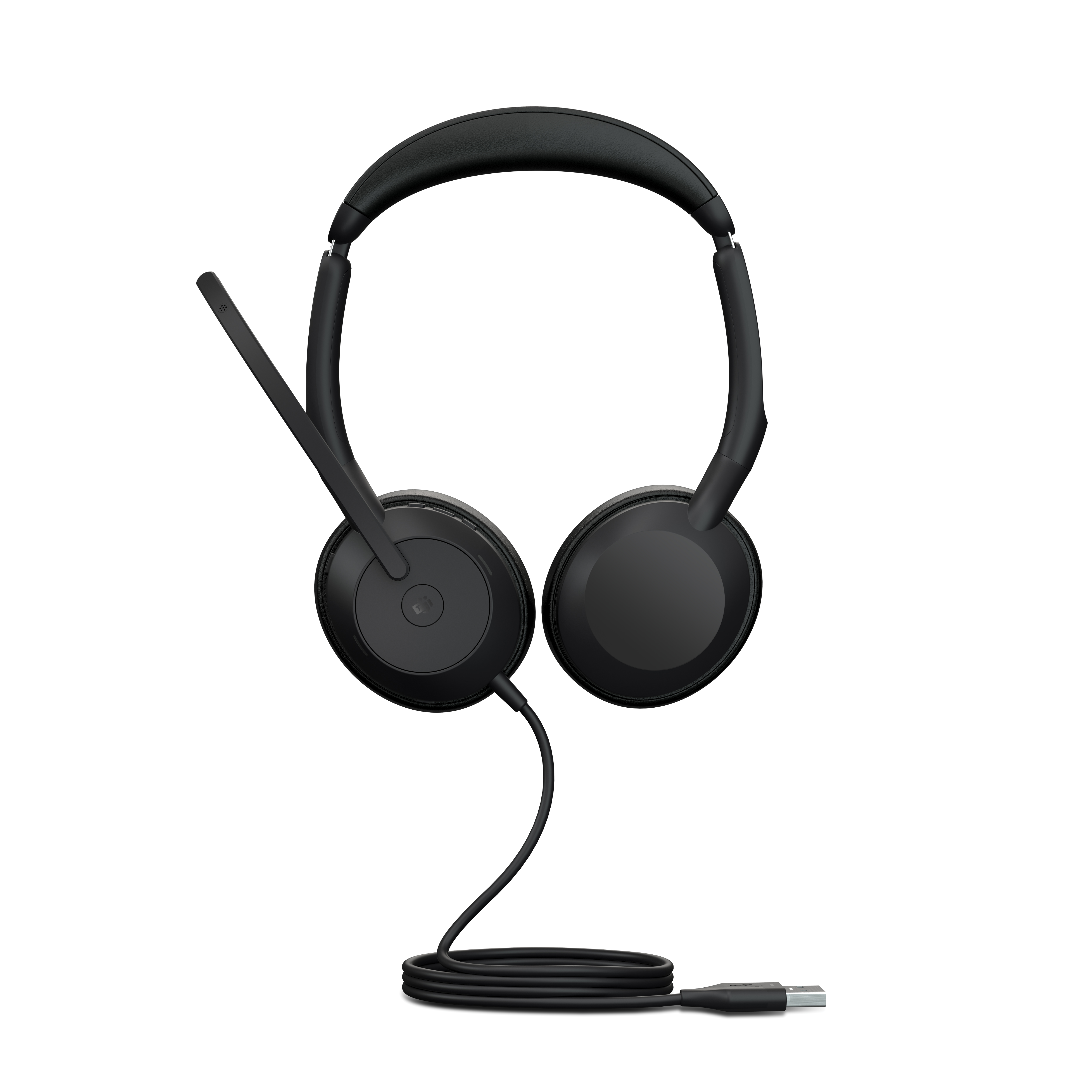 Bild von Jabra Evolve2 50 Stereo-Bluetooth Headset 4 Mikrofone, USB-A-Anschluss, MS Teams zertifiziert, Aktive Geräuschunterdrückung