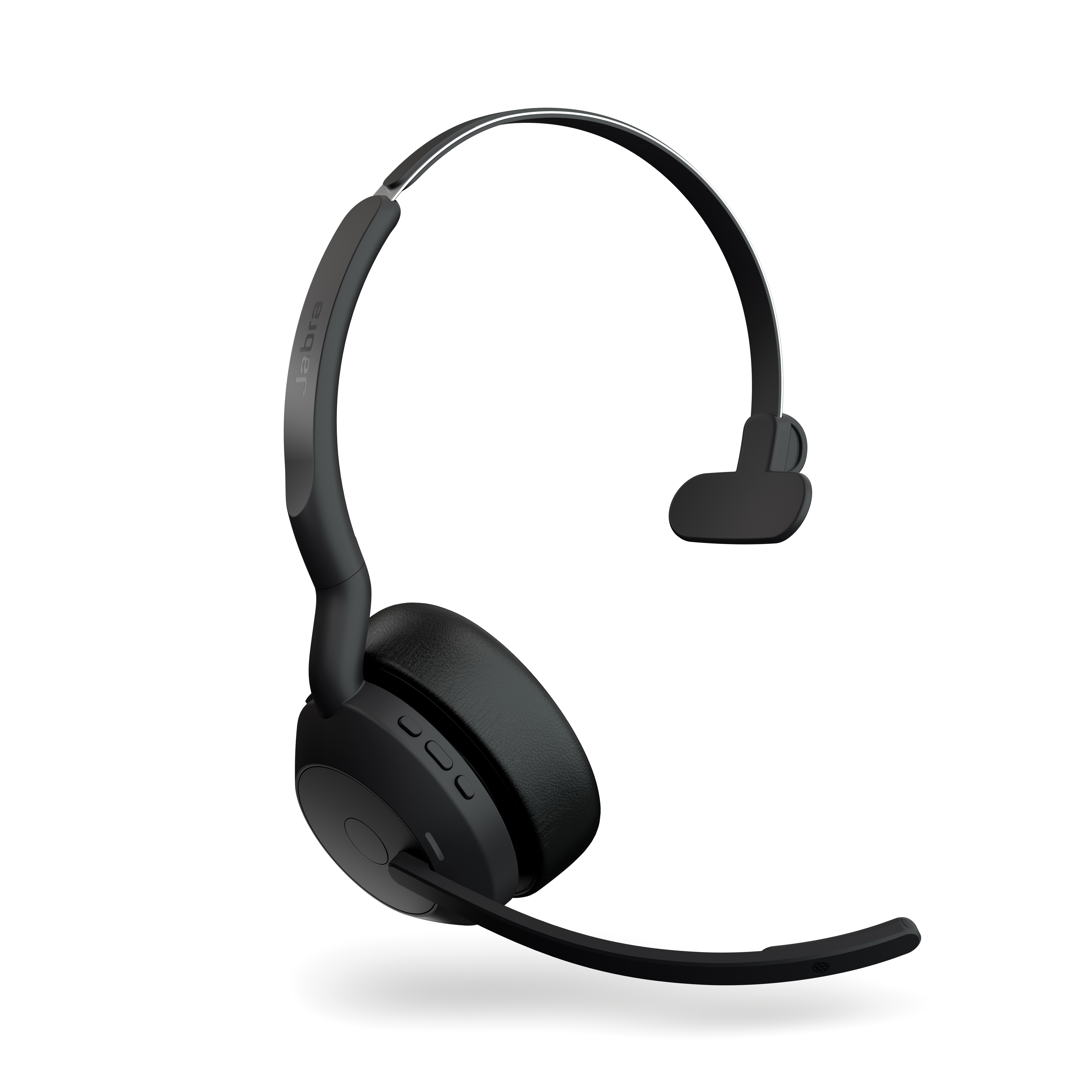 Bild von Jabra Evolve2 55, Mono-Bluetooth-Headset, 4 Mikrofone MS Teams zertifiziert, Aktive Geräuschunterdrückung (ANC), incl. Link 380 USB-A Bluetooth®-Adapt