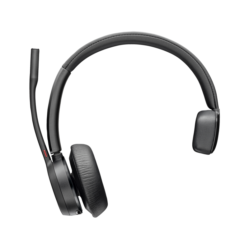 Bild von Poly Voyager 4310-M Einseitiges Headset, UC kompatibel +USB-A to USB-C Kabele +BT700 Bluetooth-Adapter