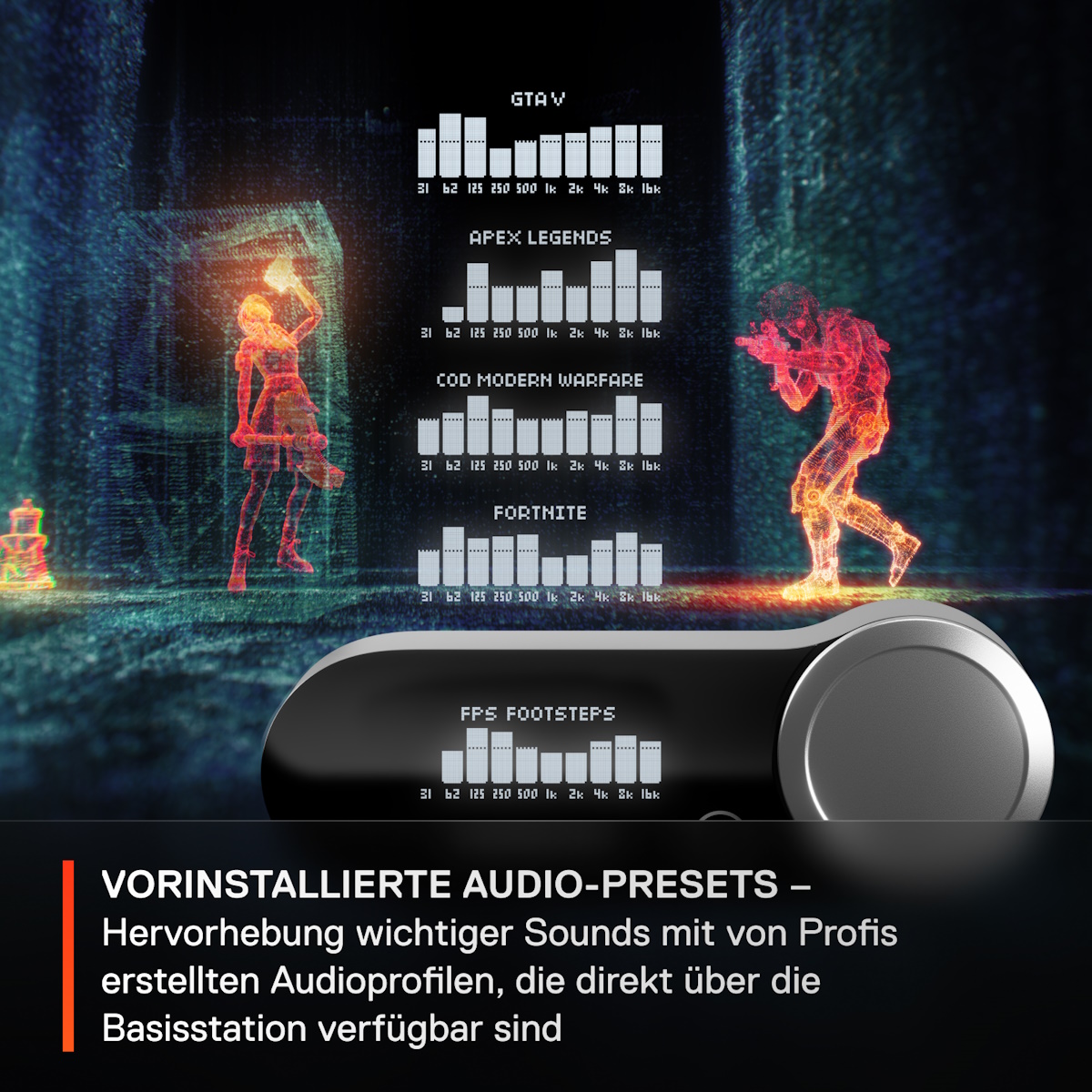 Bild von SteelSeries Gaming Headset Arctis Nova Pro Wireless White Multi-System Gaming-Headset mit wechselbarem Akku (Infinity Power System) und Active Noise C