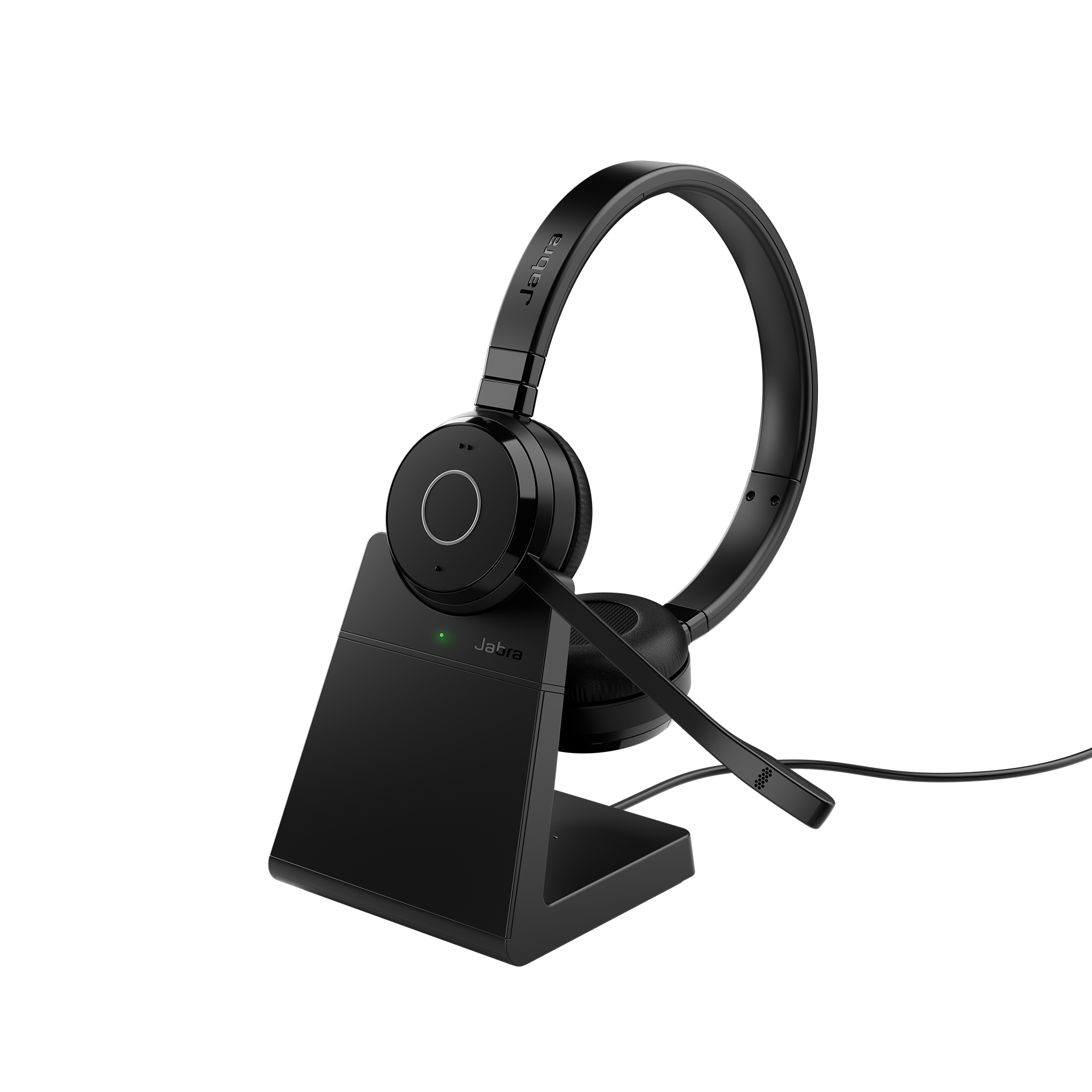 Bild von Jabra Evolve 65 TE Headset, Stereo, Kabellos, Bluetooth, inkl. Ladestation, Optimiert für Skype for Business