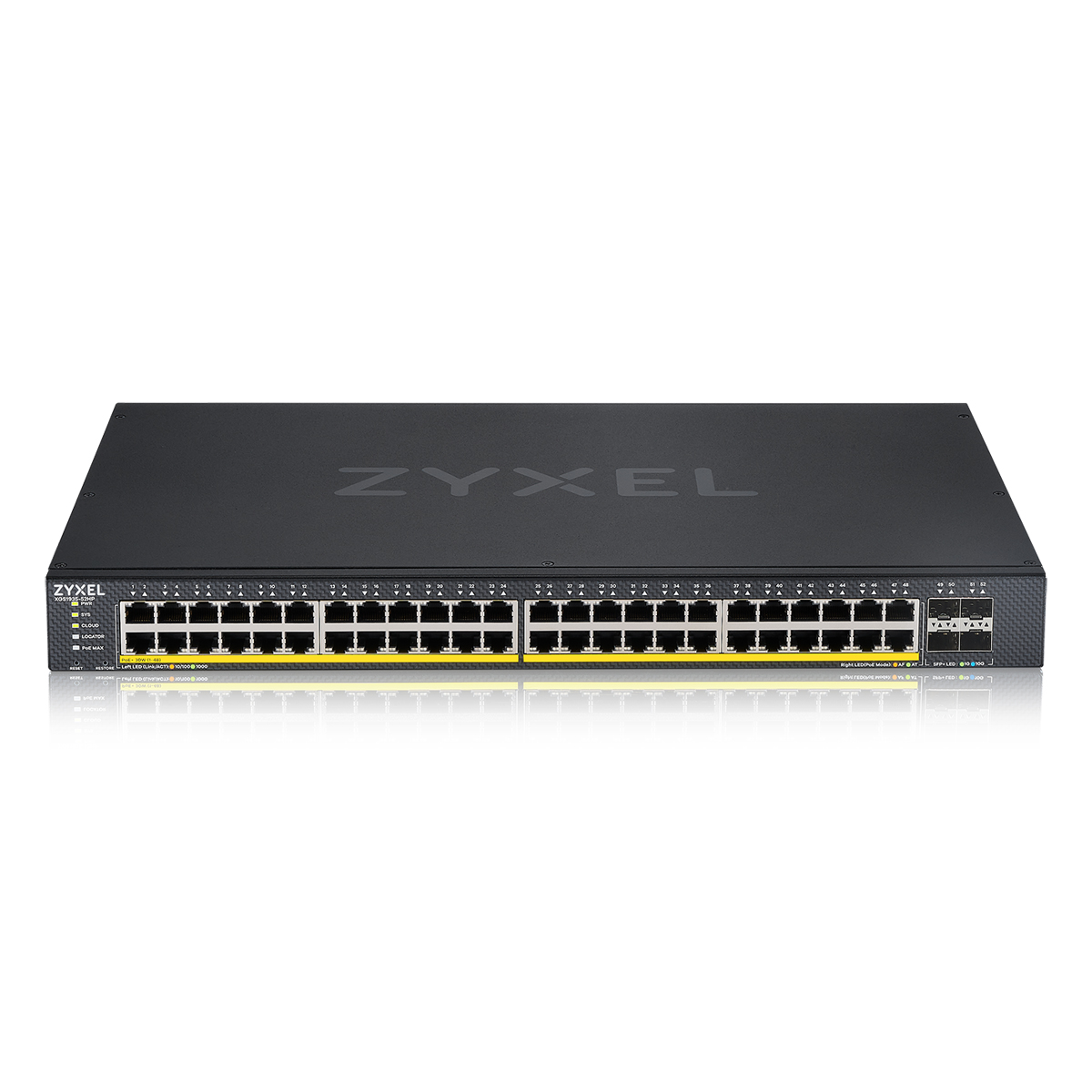 Bild von Zyxel XGS1935-52HP Smart Managed Switch 48x Gigabit Ethernet, 4x 10G SFP+