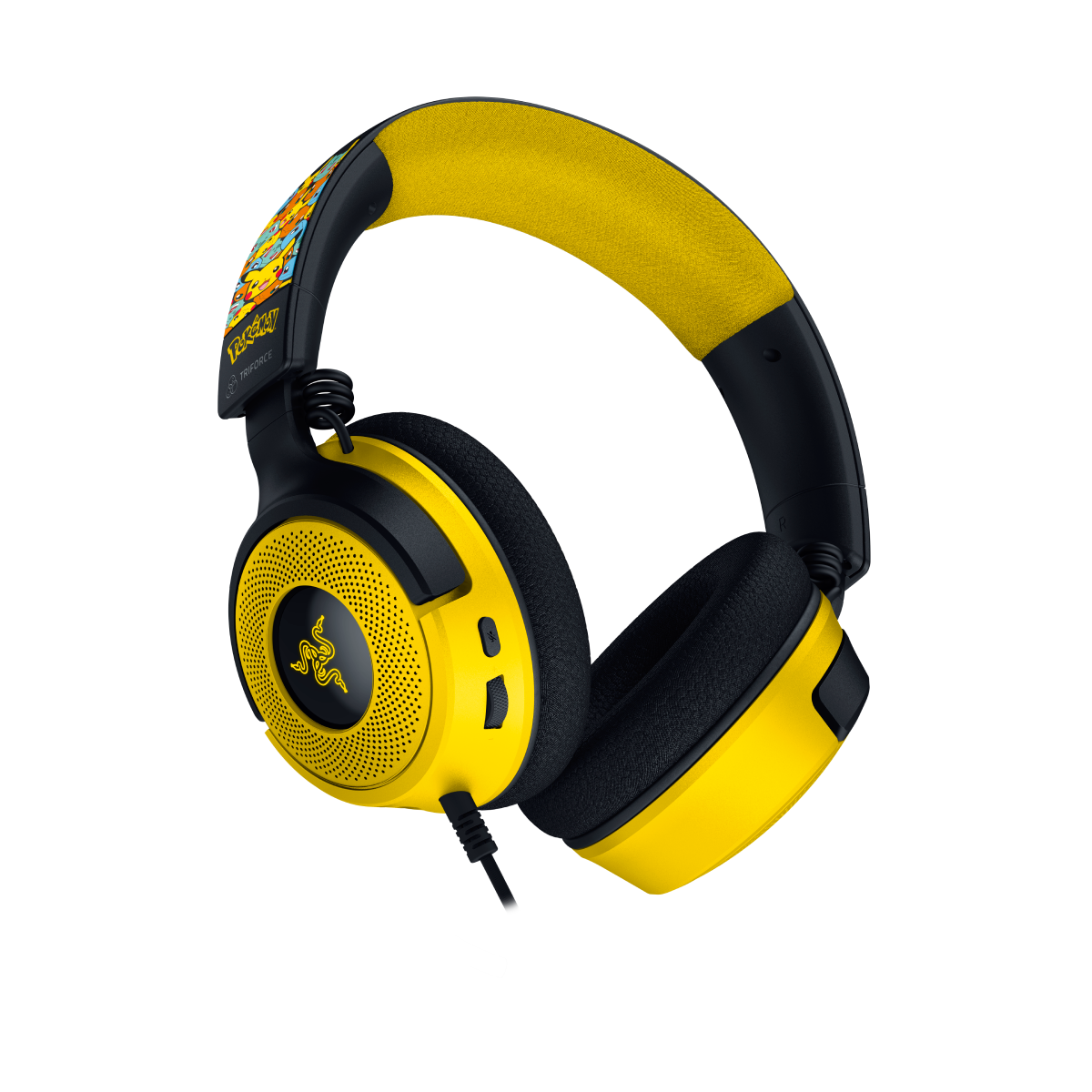 Bild von Razer Kraken V4 X Pokémon Kanto Starters Edition Kabelgebundenes Gaming-Headset mit Razer™ TriForce 40-mm-Treiber und ausziehbarem Mikrofon
