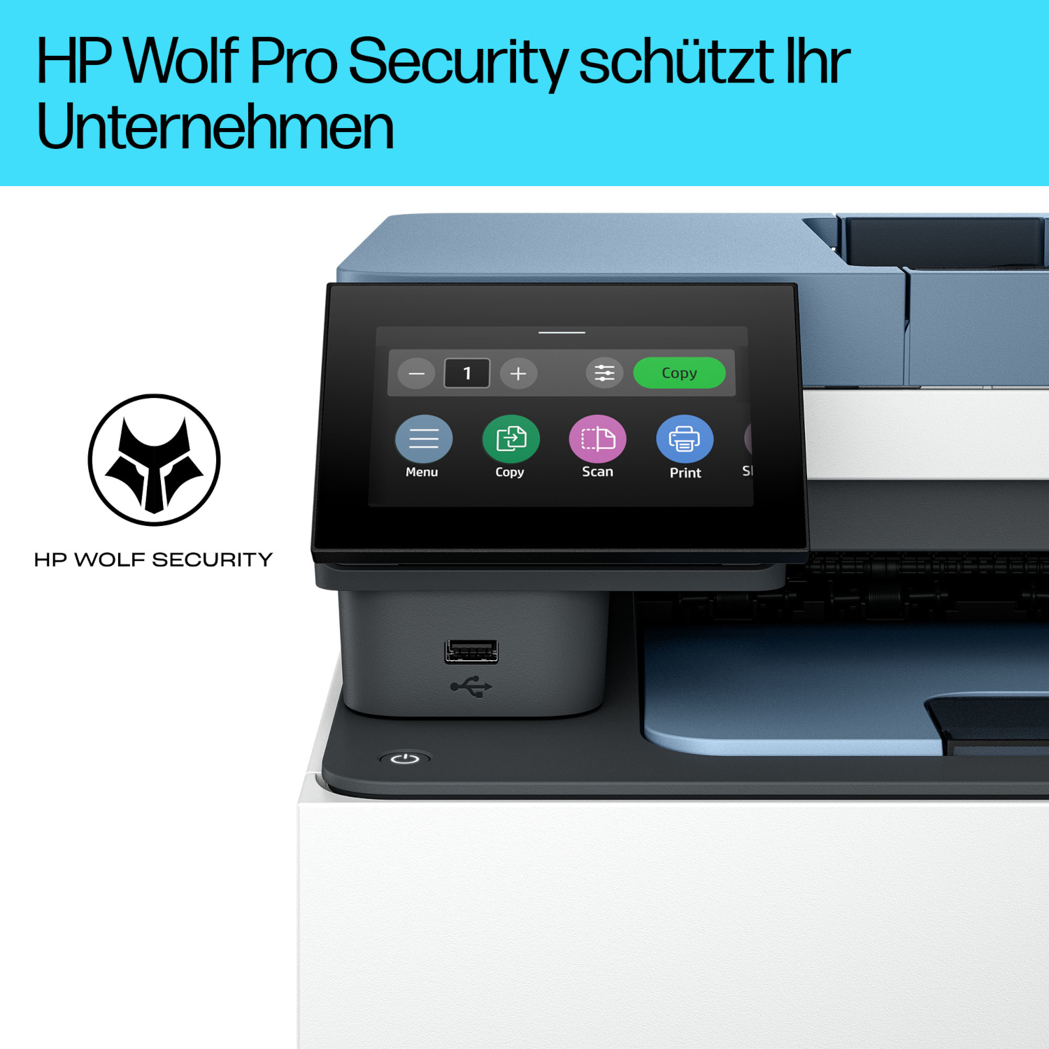 Bild von HP Color LaserJet Pro MFP 3302sdwg Drucken, Kopieren, Scannen