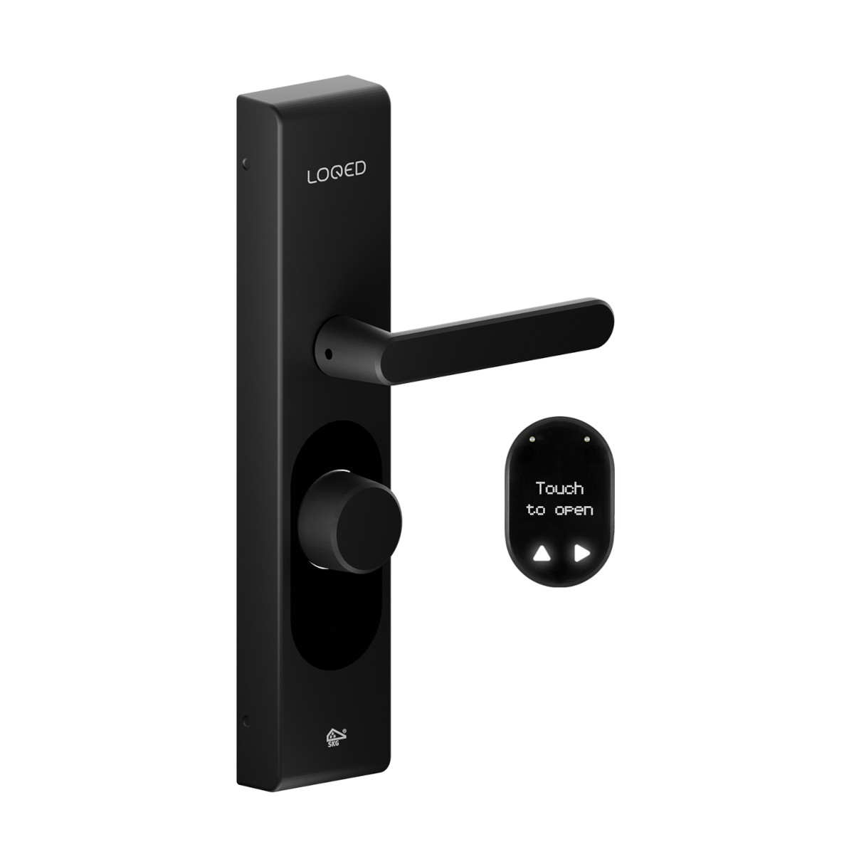 Bild von Shelly LOQED Touch Smart Lock black Smartes Türschloss