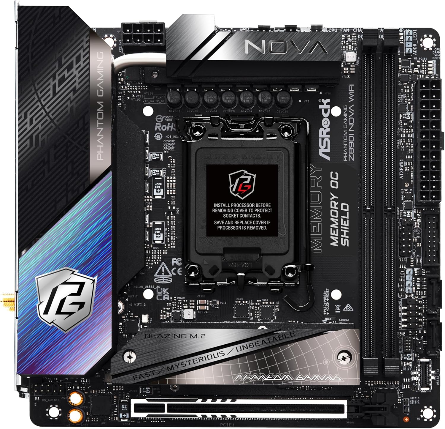 Bild von ASRock Phantom Gaming Z890I Nova WiFi Mainboard