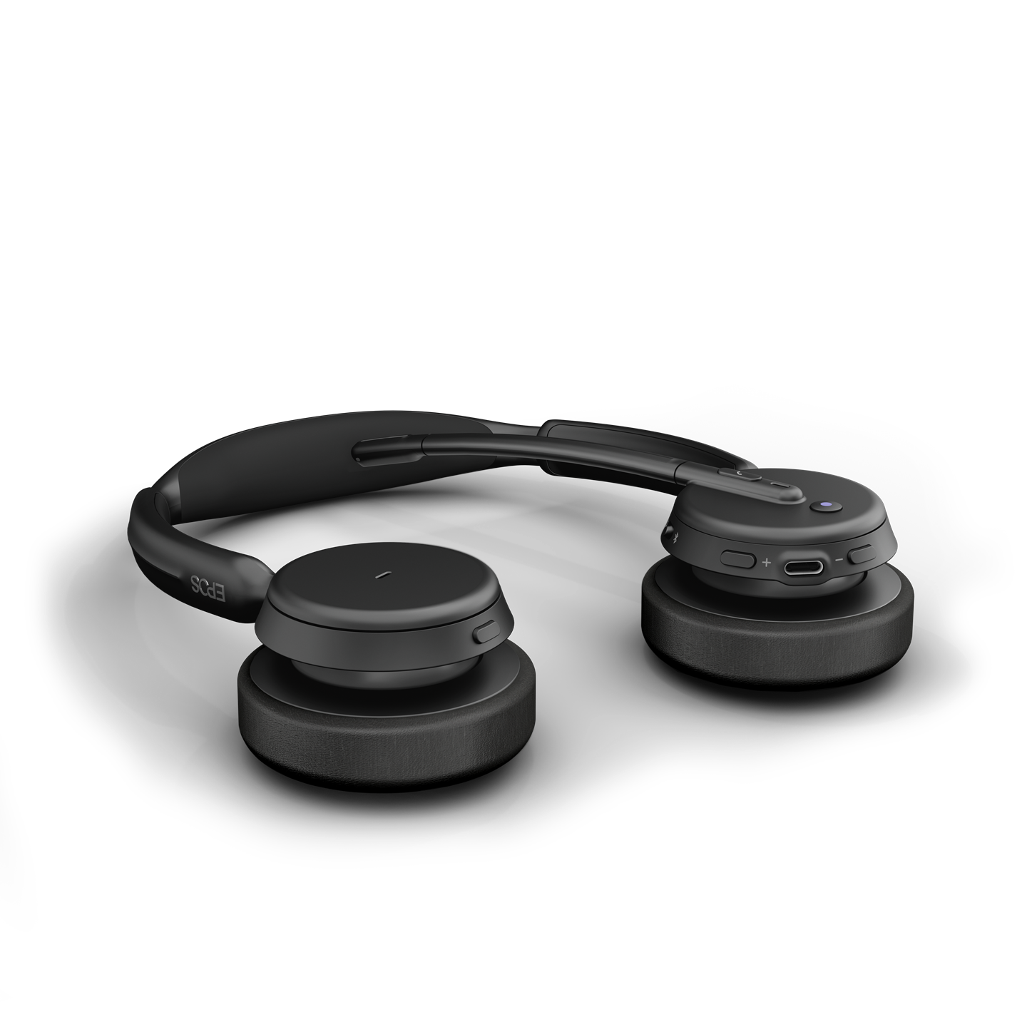 Bild von Epos Impact 500, Binaurales (beidseitiges)-Headset, Bluetooth ANC, MS Teams zertifiziert, incl. USB-C Dongle mit USB-A-Adapter