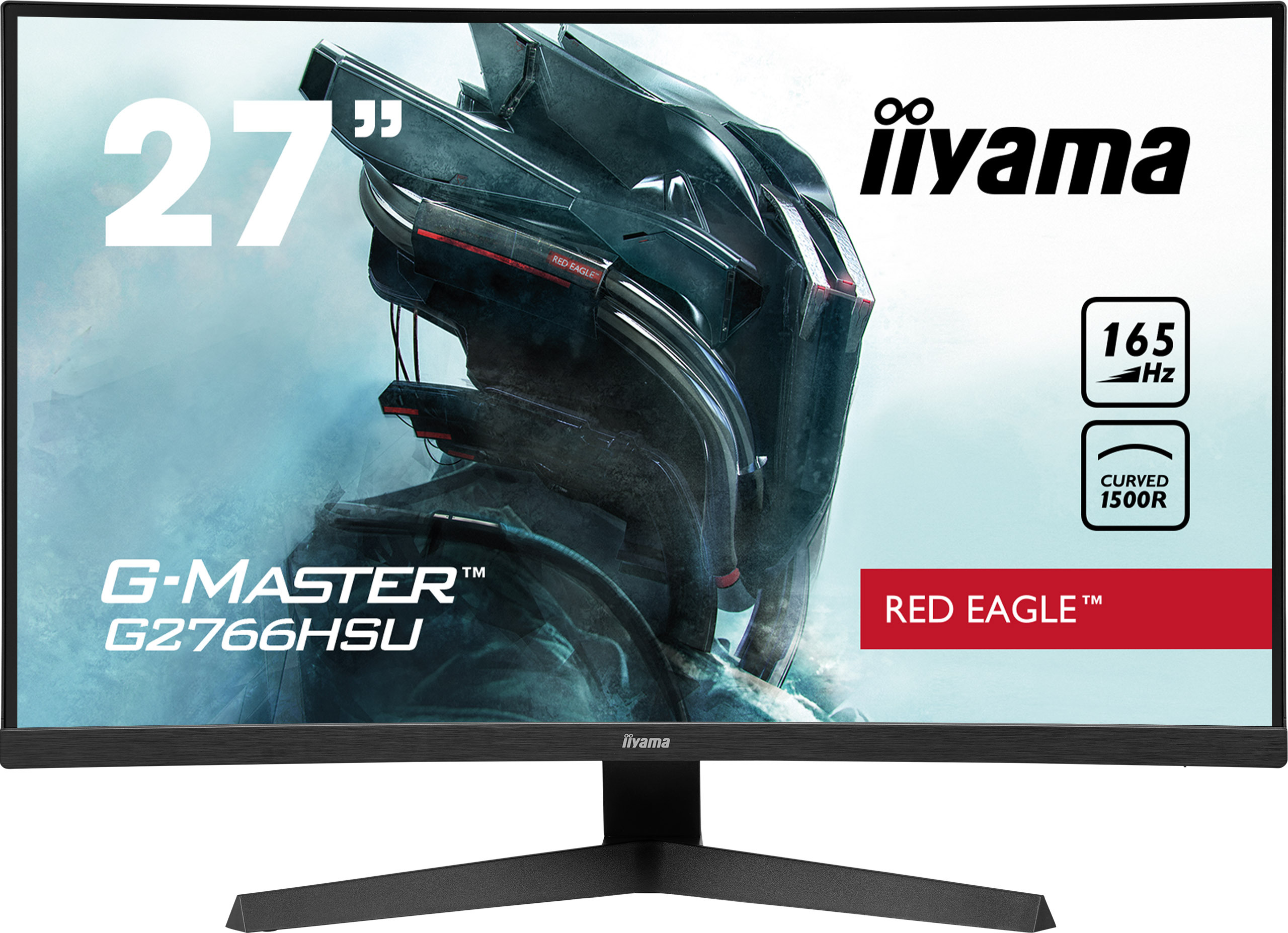 Bild von Iiyama G-Master G2766HSU-B1 Gaming Monitor - 69 cm (27 Zoll), Curved 1500R, 165 Hz