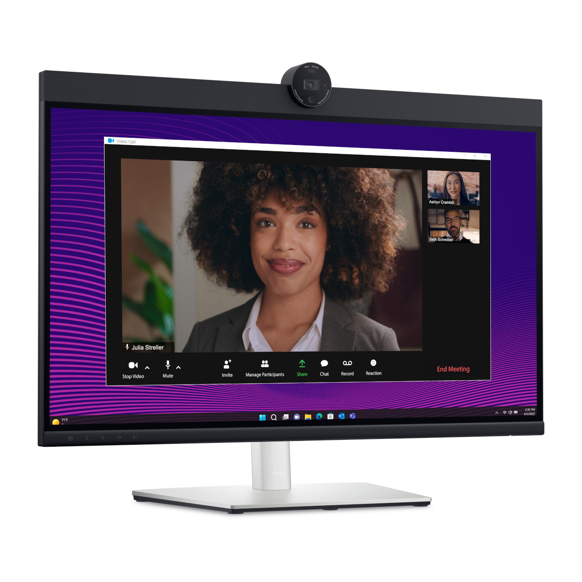 Bild von LCD DELL-P2724DEB 27" Video Conferencing Monitor QHD , 350 cd/m² 1000:1 5 ms HDMI DisplayPort USB-C Lautsprecher